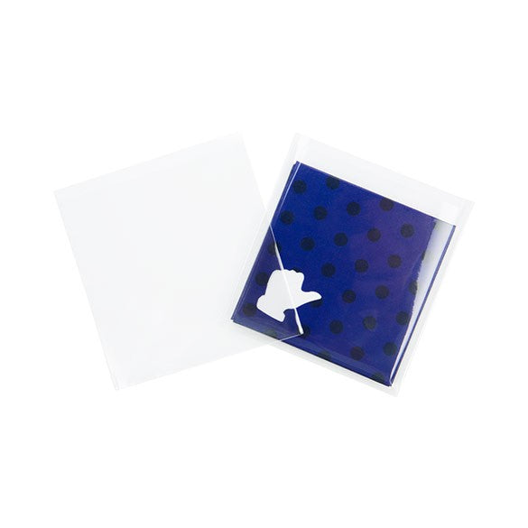 Flachbeutel 7.6x8cm OPP Transparent (100 Stück) [B3X3NF]