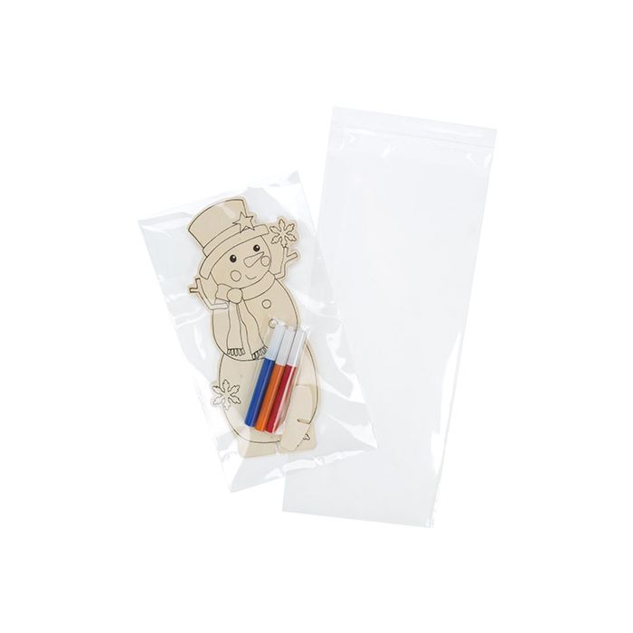 Plastic Bags 11.9x26.4cm Transparent Peel and Seal