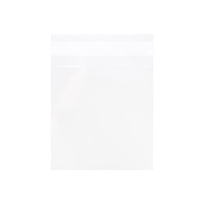 Klappenbeutel 11.9x11.7cm Hochtransparent (100 Stück) [B44M]