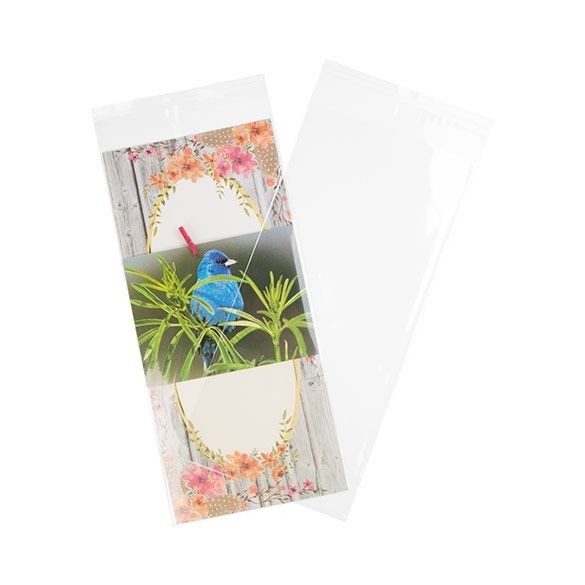 Klappenbeutel 14.5x30.6cm Hochtransparent (100 Stück) [B512]