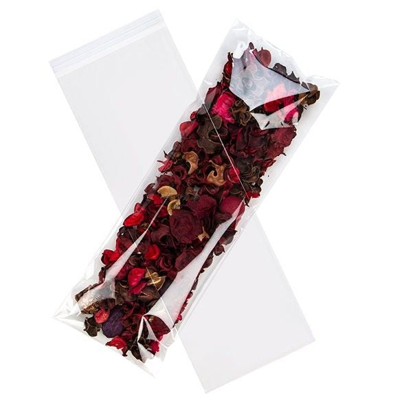 Klappenbeutel 13.8x38.8cm Hochtransparent (100 Stück) [B515]