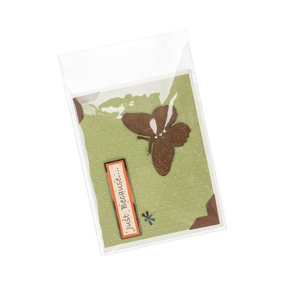 Klappenbeutel 11.5x14.5cm Hochtransparent (100 Stück) [B54PC]