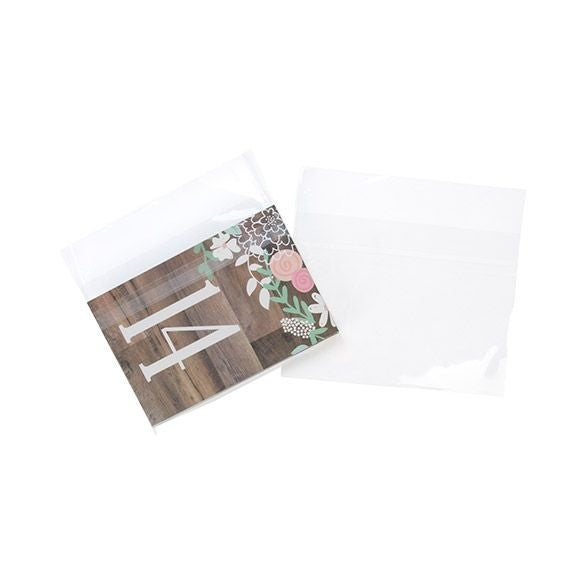 Klappenbeutel 17.3x12.7cm Hochtransparent (100 Stück) [B56PC]