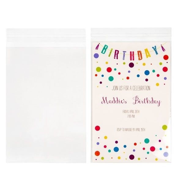 Klappenbeutel 14,4x20,8cm Hochtransparent (100 Stück) [B5H8]