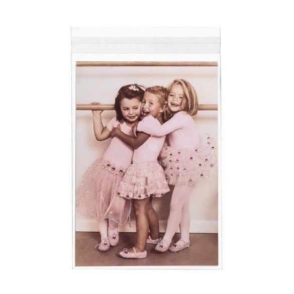 Plastic Bags 13x17.8cm Transparent Peel and Seal