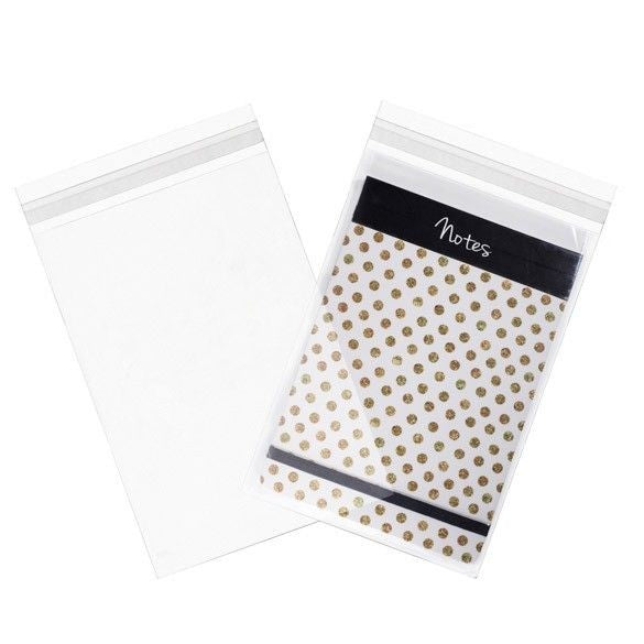 Klappenbeutel 15.7x22.9cm Hochtransparent (100 Stück) [B69S]