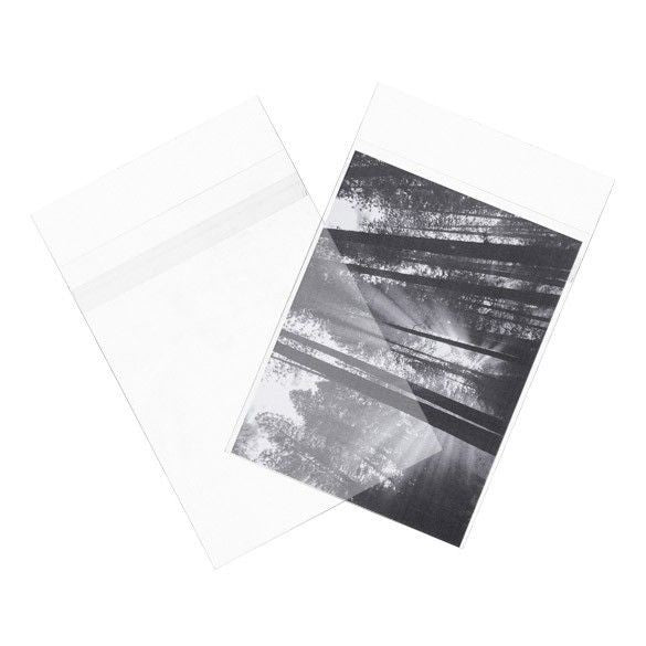 Klappenbeutel 13.8x18.4cm Hochtransparent (100 Stück) [B75PC]