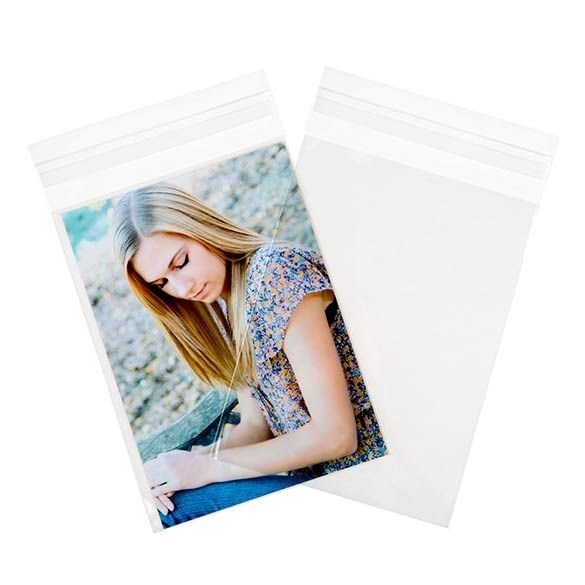 Klappenbeutel 13.5x18cm Hochtransparent (100 Stück) [B75S]