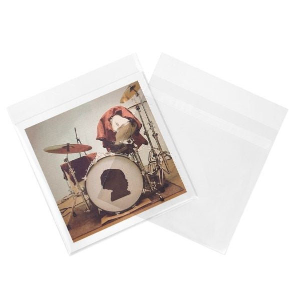 Klappenbeutel 18.9x18.4cm Hochtransparent (100 Stück) [B77]