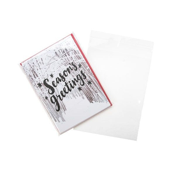 Klappenbeutel 14.8x19.1cm Hochtransparent (100 Stück) [B7B2]