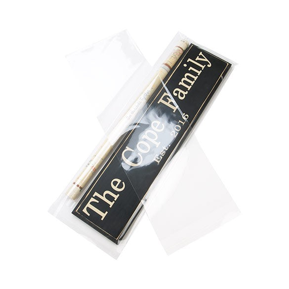 Klappenbeutel 21.4x61.6cm Hochtransparent (100 Stück) [B824]