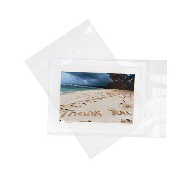 Plastic Bags 15.9x20.7cm Transparent Peel and Seal