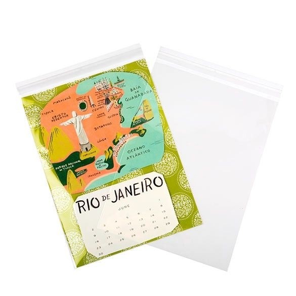 Klappenbeutel 22.9x30.5cm Hochtransparent (100 Stück) [B912]