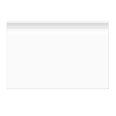 Klappenbeutel 25.7x11.9cm Hochtransparent (100 Stück) [B104]