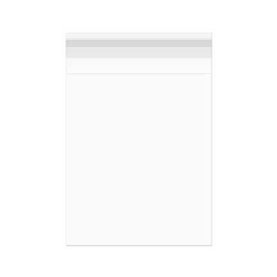 Klappenbeutel 19,5x28,6cm Hochtransparent (100 Stück) [B7X11]
