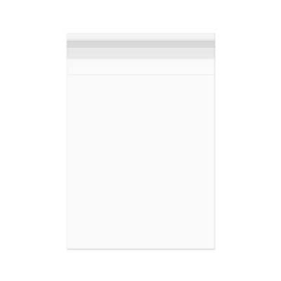 Klappenbeutel 7.6x11cm Hochtransparent (100 Stück) [B2X4XL]