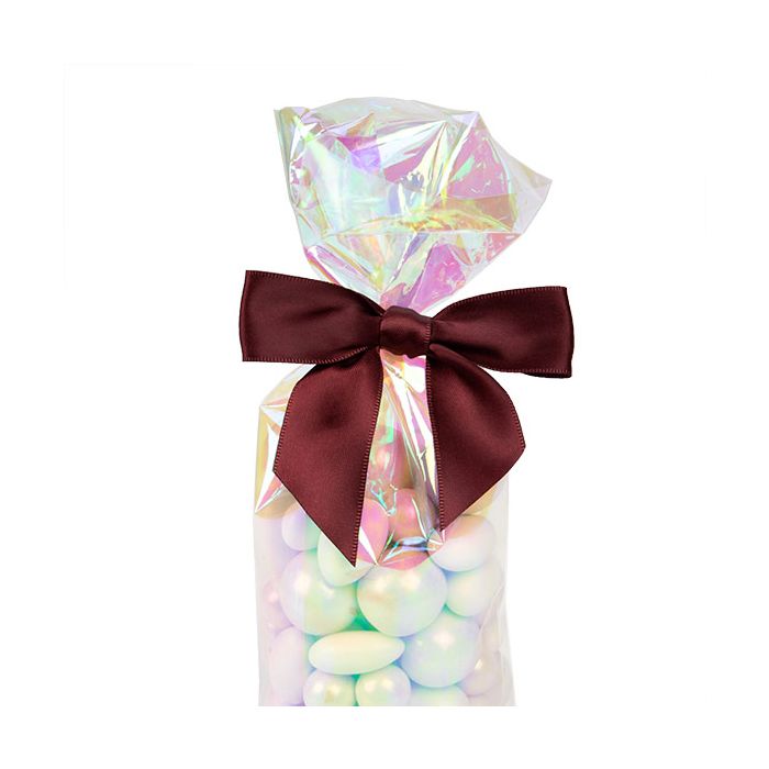 Schleife vorgebunden 8,9 cm Dark Burgund (25 Stück) [BOWDB]