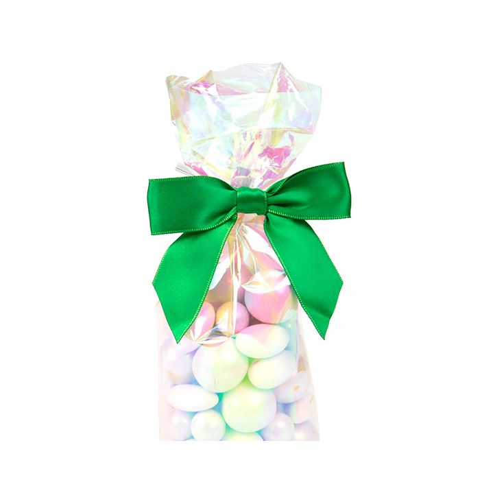 Schleife vorgebunden 8,9 cm Grün (25 Stück) [BOWGR]