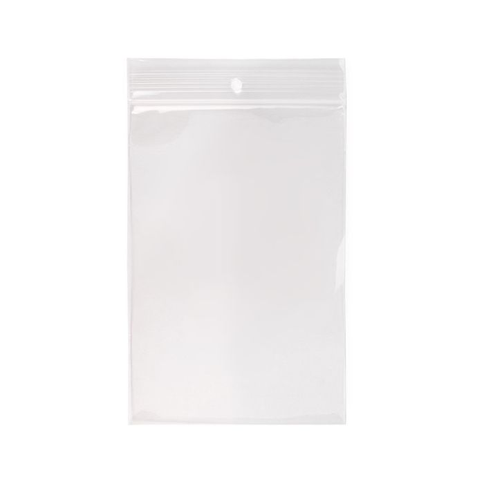 Druckverschlussbeutel mit Runden Loch 10,2x15,2 cm PE 100 Mikron (100 Stück) [CEZ4R46]