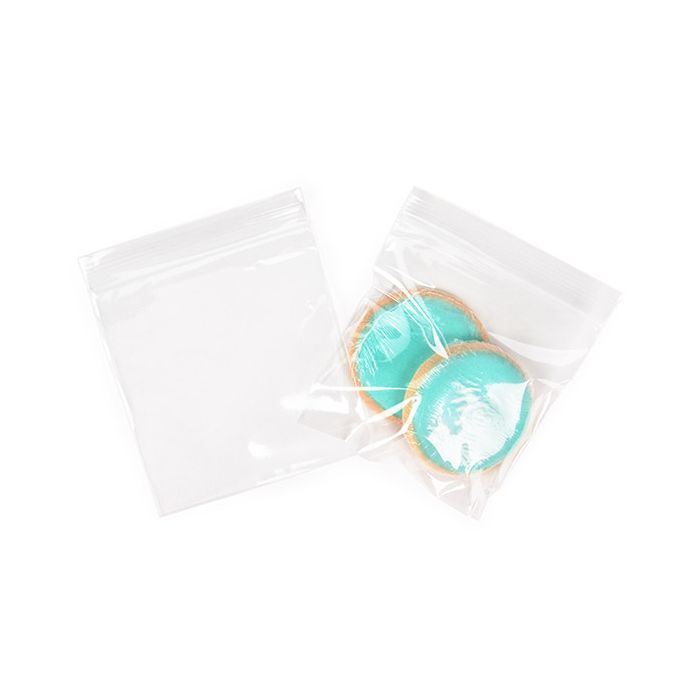 Druckverschlussbeutel 10,2x10,2 cm PE 50 Mikron (100 Stück) [CEZC44]