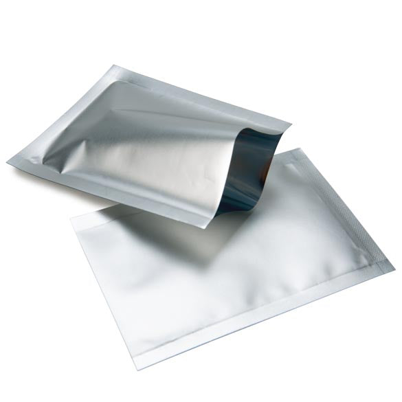 Plastikbeutel Silber 6.5x9cm Verschweißbar (100 Stück) [CRB1S]
