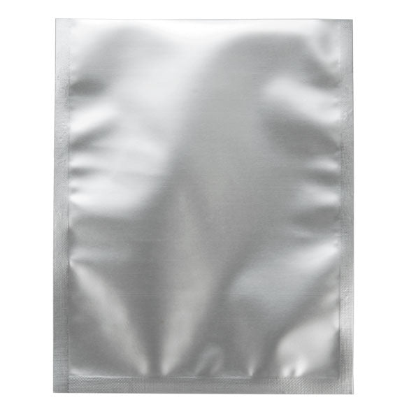 Kunststoffbeutel Silber 10,2x12,7cm Manipulationssicher und mit Hitze Verschweißbar (100 Stück) [CRB3S]