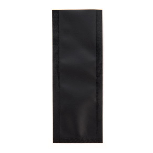 Plastikbeutel Mattschwarz 3.8x10.2cm Verschweißbar (100 Stück) [CRB4B]