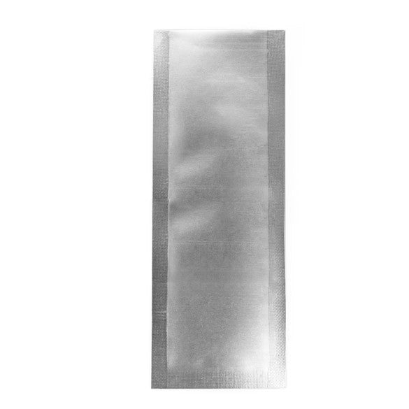 Plastikbeutel Matt Silber 3.8x10.2cm Verschweißbar (100 Stück) [CRB4S]