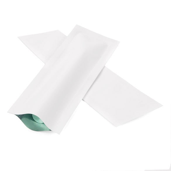 Plastikbeutel Mattweiß 3.8x12.7cm Verschweißbar (100 Stück) [CRB5W]
