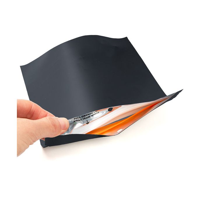 Kindersichere Beutel Mattschwarz 14.9x6.4x23.2cm (100 Stück) [CRP7MB]