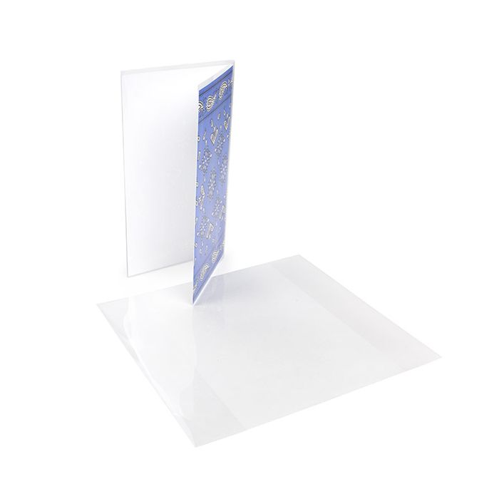 Kartenhüllen Hochtransparent 24,8x22,1 cm (100 Stück) [CJBS]