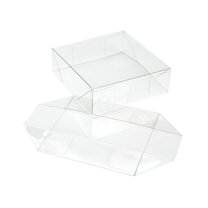 Lid Foldable and crystal Clear 8.1x2.5x8.4cm