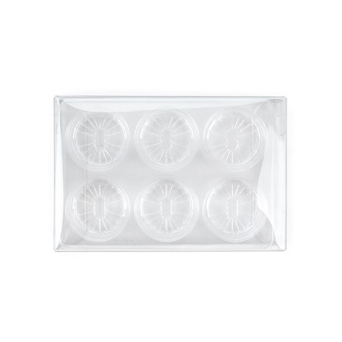 Clear Artisan Candy Box Set, Round Insert 7x2.1x10.3 cm