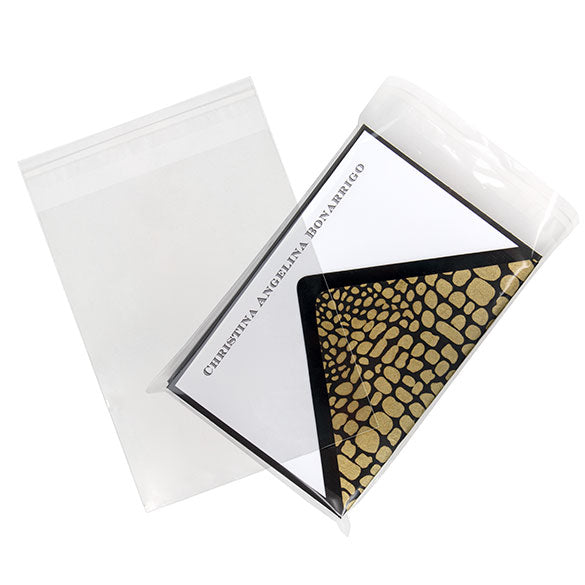 Umweltfreundliche Beutel 14.8x19.1cm Transparent - Premium (100 Stück) [GC7B2]