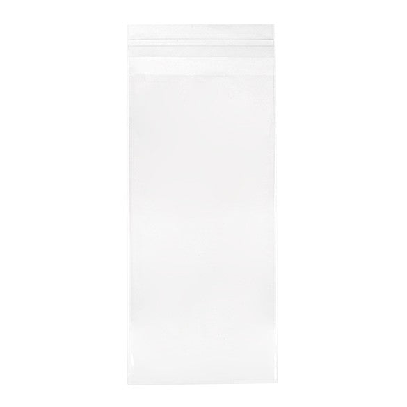 Klappenbeutel 10.4x22.7cm Hochtransparent (100 Stück) [B48]