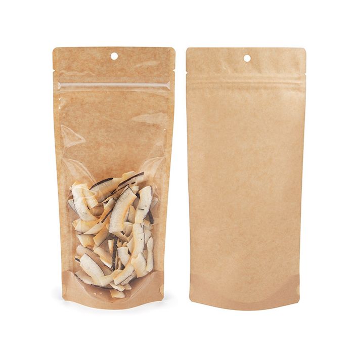 Standbodenbeutel Kraft 10.8x6x23.8 (100 Stück) [ZBGKC1N]