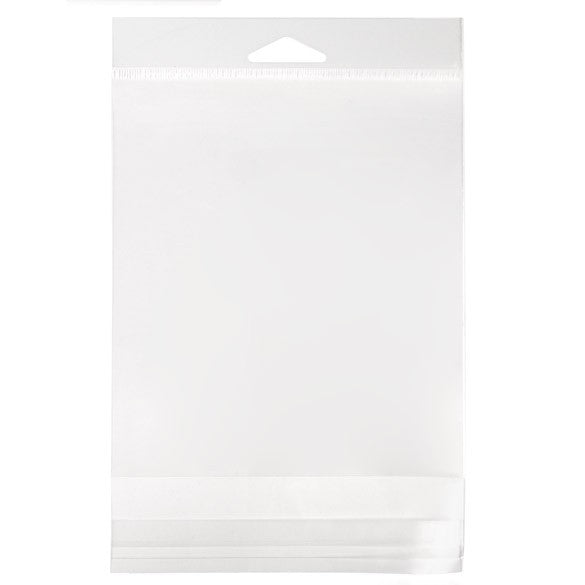 Headerbeutel Transparent 13.8x13.3cm Wiederverschließbar (100 Stück) [HB5X5]