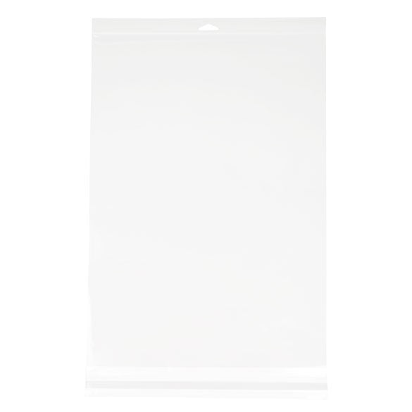 Headerbeutel Transparent 34.1x48.9cm Wiederverschließbar (100 Stück) [HB1319]