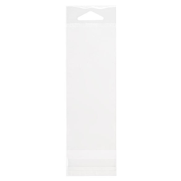 Headerbeutel Transparent 5.6x14cm Wiederverschließbar (100 Stück) [HB25]