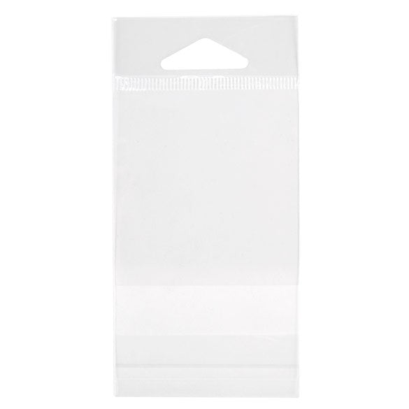 Headerbeutel Transparent 6.4x6.7cm Wiederverschließbar (100 Stück) [HB2X2]