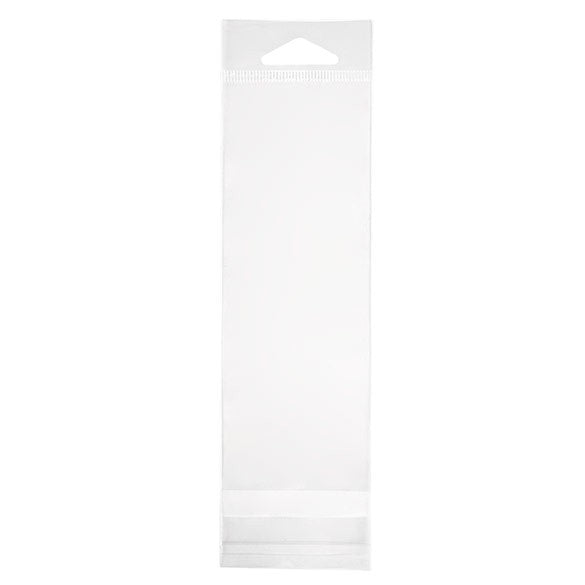 Headerbeutel Transparent 5.7x15.6cm Wiederverschließbar (100 Stück) [HB2X6S]