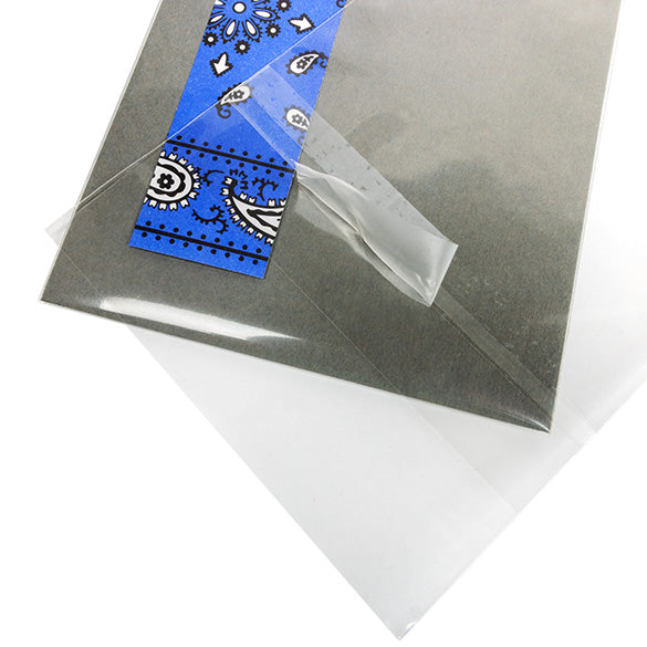 Headerbeutel Transparent 12.2x25.4cm mit Schutzverschluss (100 Stück) [HB49XPC]