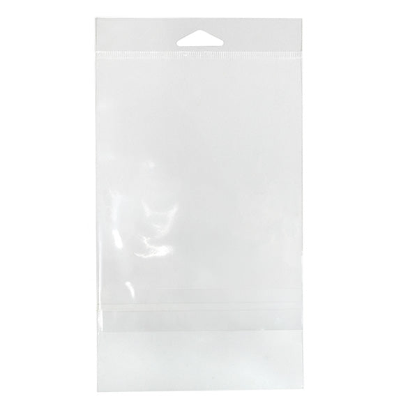 Headerbeutel Transparent 13x17.1cm mit Schutzverschluss (100 Stück) [HB6B2PC]