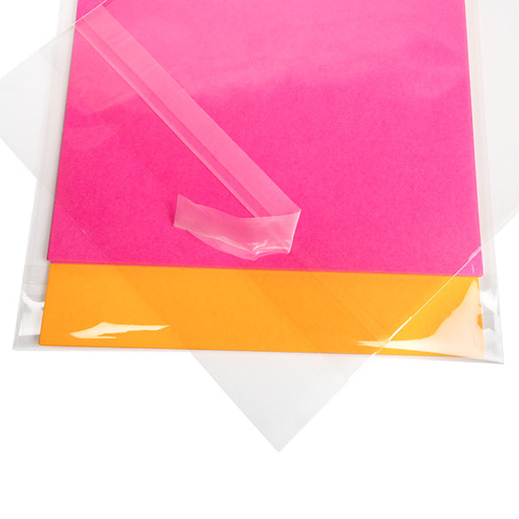 Headerbeutel Transparent 16.5x24.1cm mit Schutzverschluss (100 Stück) [HB6H9HPC]