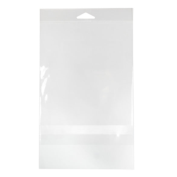 Headerbeutel Transparent 15.1x19.7cm mit Schutzverschluss (100 Stück) [HB7B3PC]