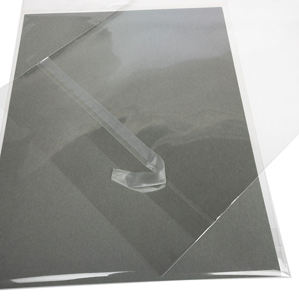 Headerbeutel Transparent 22.7x28.3cm mit Schutzverschluss (100 Stück) [HB811PC]