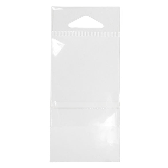 Headerbeutel Transparent 5.7x7.8cm mit Schutzverschluss (100 Stück) [HB2X3SPC]