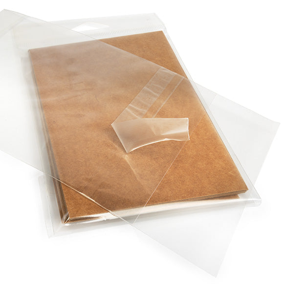 Headerbeutel Transparent 10.3x13.7cm mit Schutzverschluss (100 Stück) [HB4B1PC]