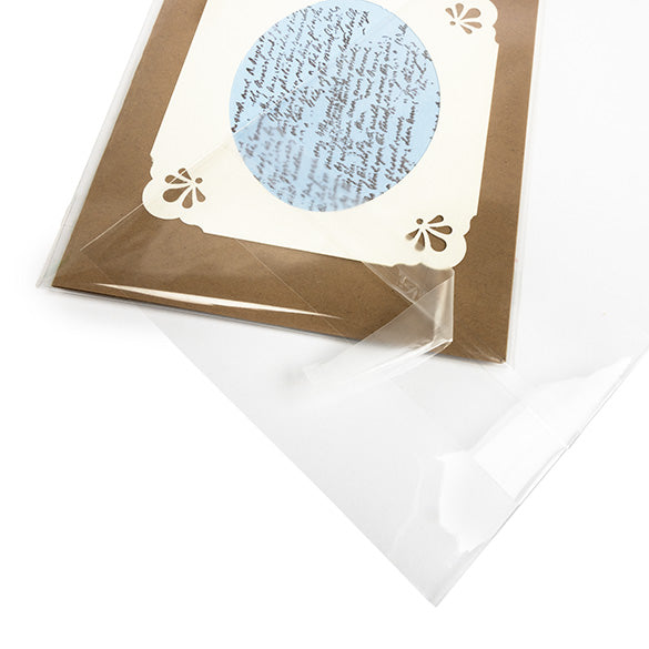Headerbeutel Transparent 11.7x14.6cm mit Schutzverschluss (100 Stück) [HB54PC]