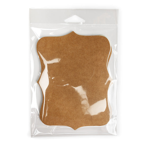 Headerbeutel Transparent 12.4x15.2cm mit Schutzverschluss (100 Stück) [HB5B1PC]